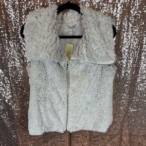 Fever Faux Fur Vest, Medium